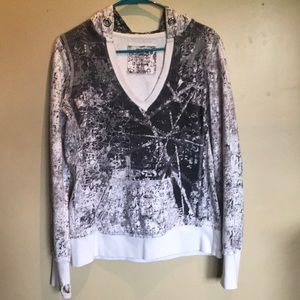 long sleeve v-neck sweater